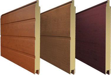 Sektionaltore Wood Panels Colors