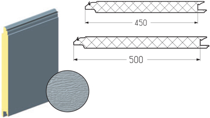 Sektionaltor Holzdekor 40mm | Sektionaltore auf Maß | Sektionaltor