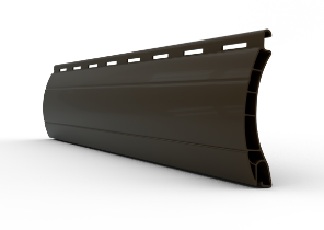 Rollladenpanzer Lamellen aus Kunststoff Farbe dunkelbraun RAL8019
