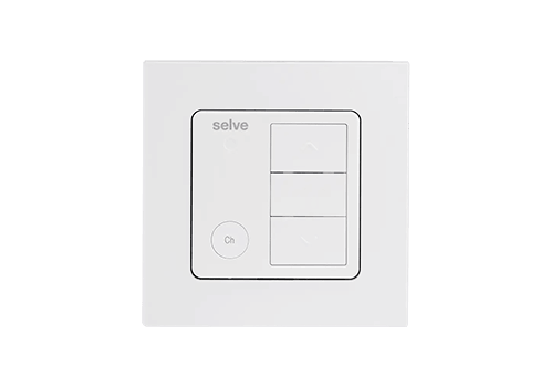 Funk Wandsender Schalter Selve commeo Wall Send inkl. Rahmen