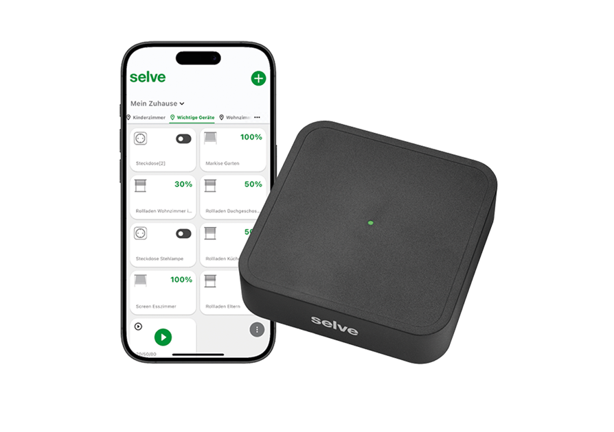 Selve Home Server 3 Smart Home System kostenlose App
