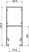 Führungsschienen Typen RP 53/22