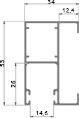 Führungsschienen Typen RP 53/34