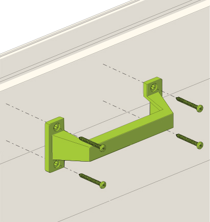 Sektionaltore Standard - Handgriff Montageart - Zoom