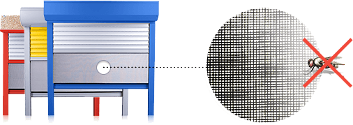 Vorbaurollladen Insektenschutz