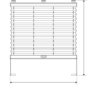 Plissee Masse form 2