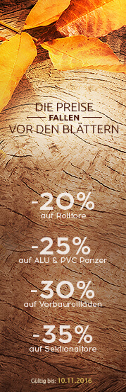 Die Preise Fallen vor den Blättern - Promo Banner 2% SKonto Vorkase