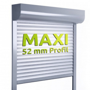 Premium Vorbaurolladen PVC 52mm viertelrund, 1000x1000mm, weiß
